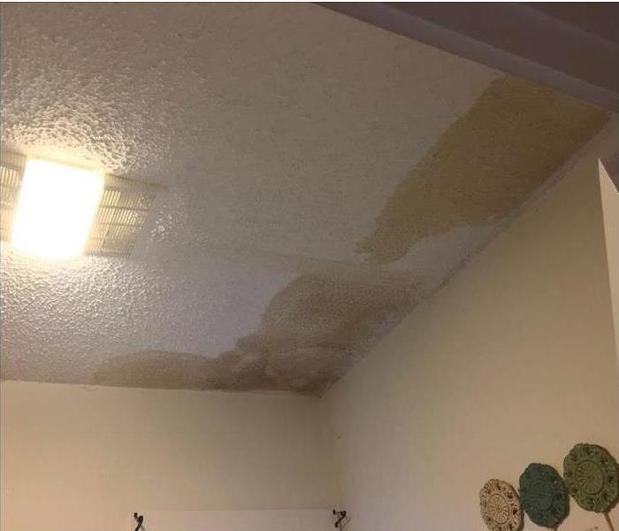 water stains on a ceiling